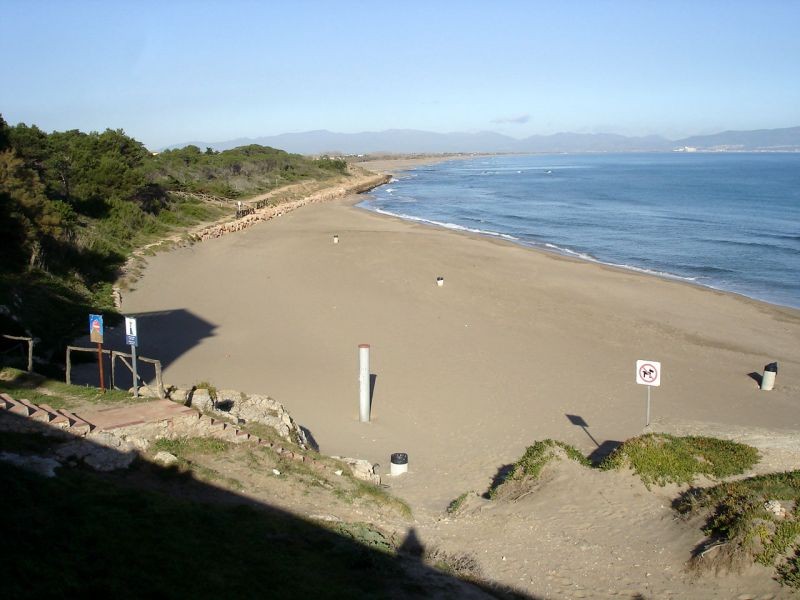La plage d'Ampurias (Empuries)
