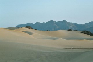 Le jour dcline sur les dunes prs de l'adrar Chiriet