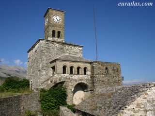 Gjirokastr, le clocher de la citadelle