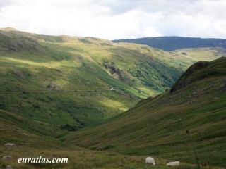 La valle de Gwynant dans le massif du Snowdon