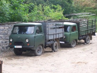 Les camions transporteurs de bois