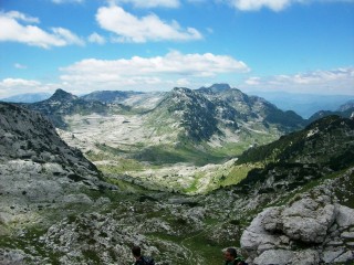 Les montagnes de Bosnie entre Roca et Idbar