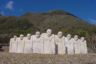 Les statues du mmorial  l'esclavage