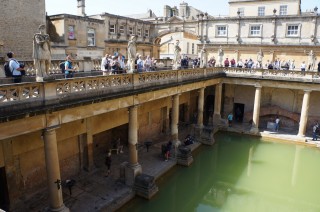 Les thermes romains de la ville de Bath