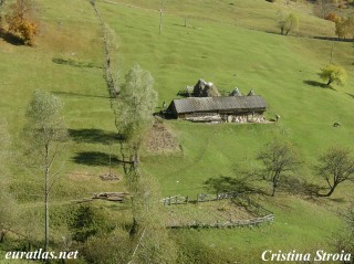 Maison paysanne  Dimbovicioara, Monts Piatra Crai...