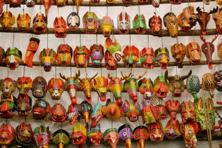 Masques artisanaux typique Guatmaltque  