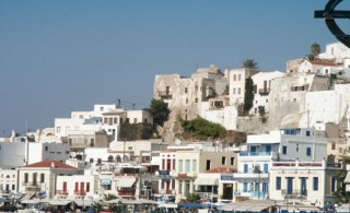 Naxos - Le port - Vue gnrale