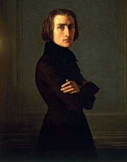 Portrait de Franz Liszt (1811-1886) par Henri Lehmann