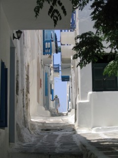 Rue troite de Chora