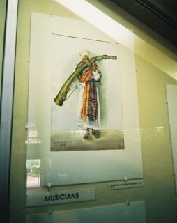 Un musicien de Lamu (portrait par Joy Adamson)
