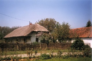 Une maison au toit de chaume