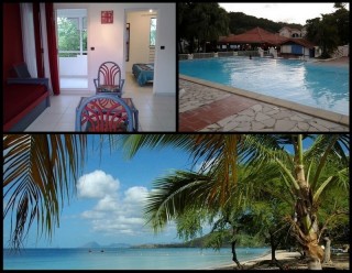 Vos Vacances en Residence Hoteliere avec Piscine sur la Route des Plages  Sainte Anne en Martinique 