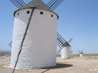 Moulins de Consuegra et Campo de Criptana (Castille-La-Manche...