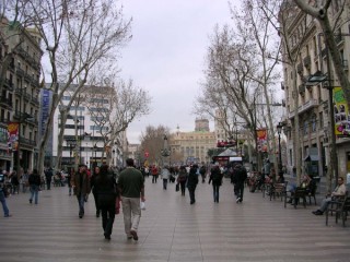 BARCELONE : photo de Barcelone- Les Ramblas