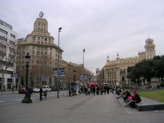 BARCELONE : photo de Barcelone - Plaza de Catalua