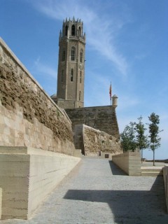 Lrida (Catalogne) - Vue du clocher octogonal de la...
