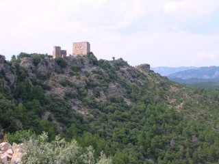 Paysage Pyrnen sur la route entre Urgell et Tremp...