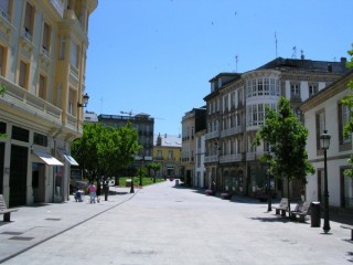 LUGO : photo d'une des rues de la ville