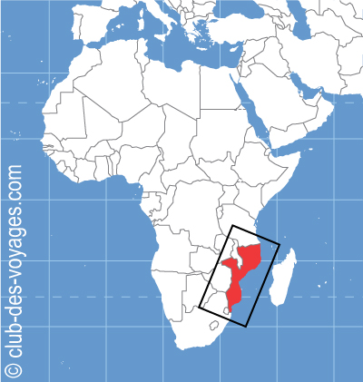 mozambique carte geographique