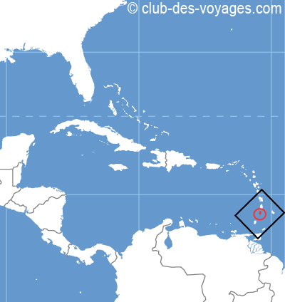Situation de Saint-Vincent-et-les-Grenadines