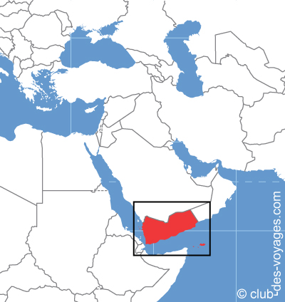 yemen carte du monde