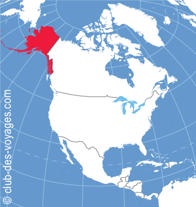 Situation de l'Alaska