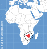 Cartes du Zimbabwe