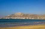 Le port et la plage d'Agadir