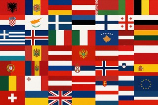 Les drapeaux des pays europens