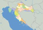 Les comitats croates