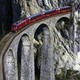 Chemin de fer rhétique dans les paysages de l’Albula et de la Bernina