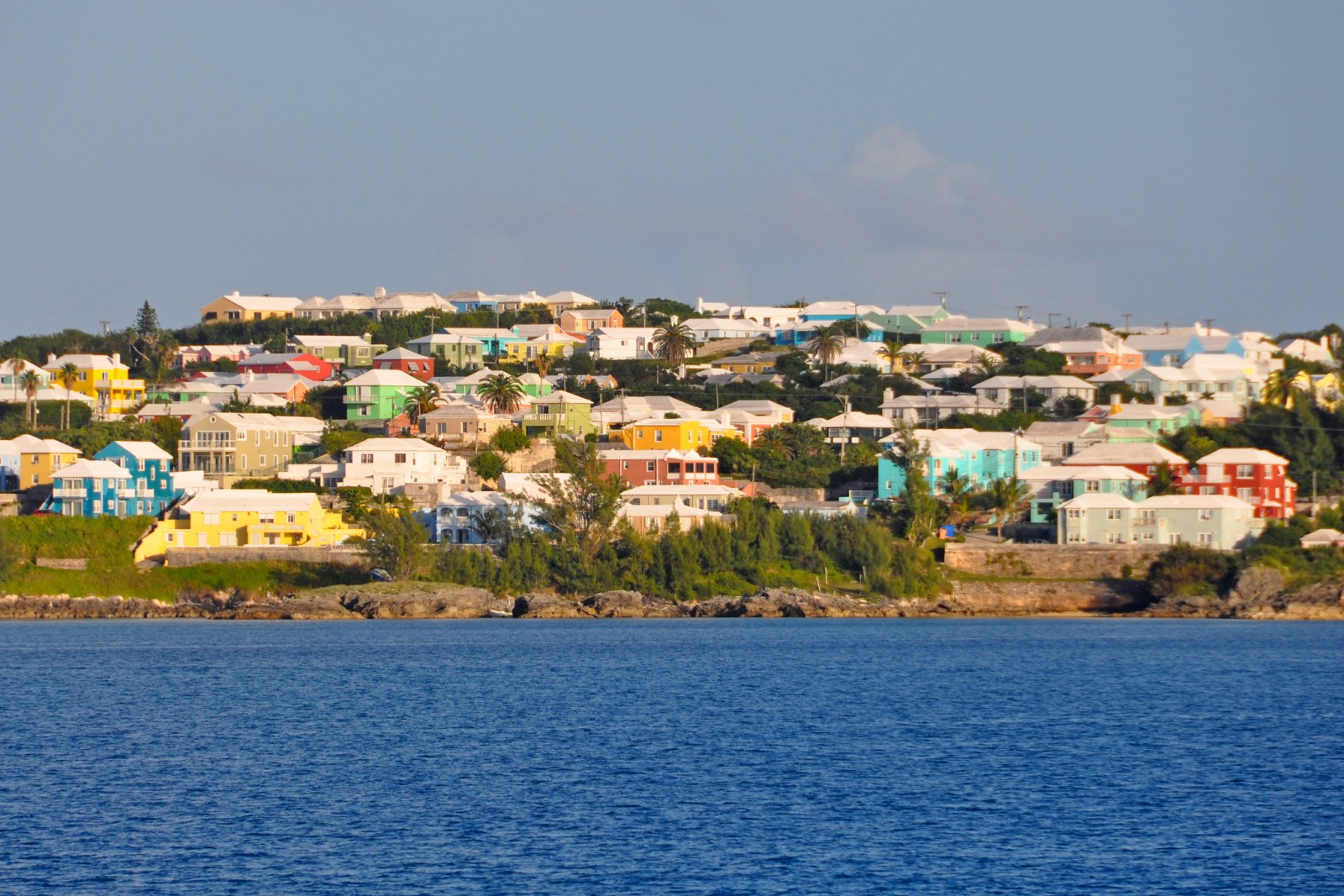 Maisons color�es de Saint George aux Bermudes