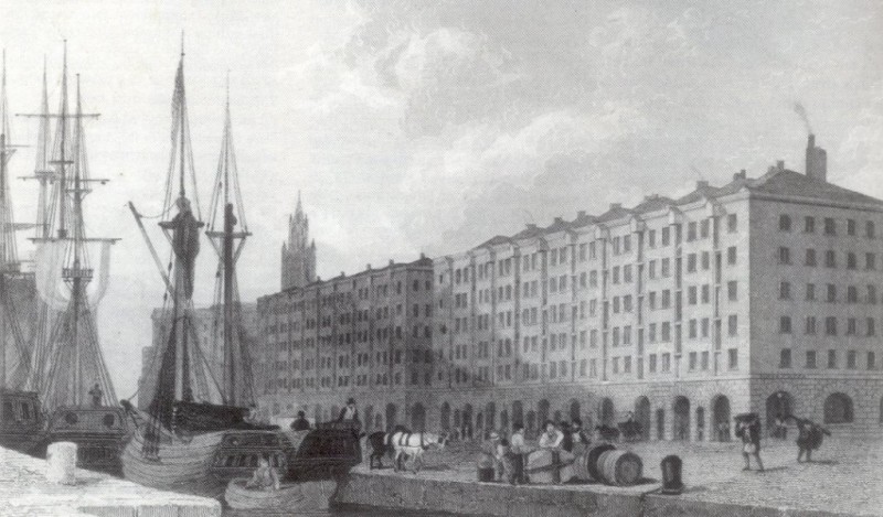 The Goree Warehouses, St. Georges Dock 1829