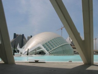 Photo de la cité des Arts et des Sciences de... Photo de la cité des Arts et des Sciences de...