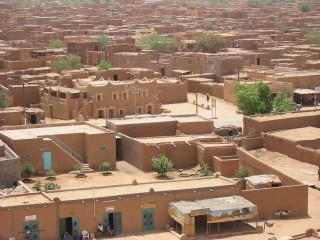 Vue du centre d'Agadez