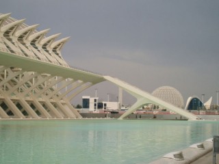 Photo de la cité des Arts et des Sciences de... Photo de la cité des Arts et des Sciences de...