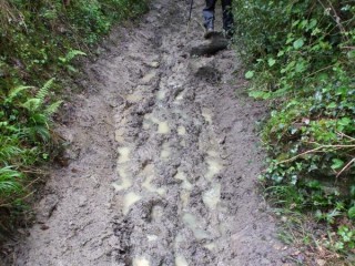 3me tape le GR boueux