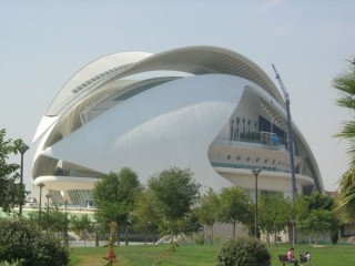 Photo de la cité des Arts et des Sciences de... Photo de la cité des Arts et des Sciences de...