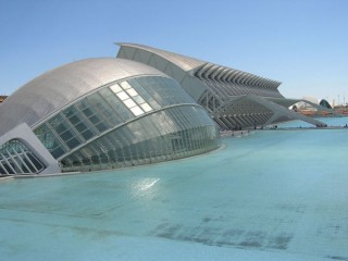 Photo de la cité des Arts et des Sciences de... Photo de la cité des Arts et des Sciences de...