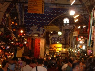 A l'intérieur du Grand Bazar d'Istanbul