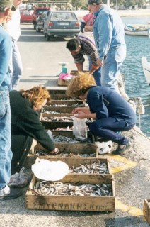 Adamas - Vente de poissons sur les quais