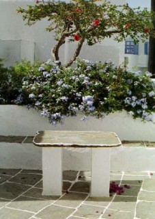 Apollonia - Cour avec table