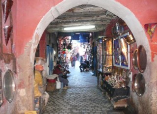 Arc de porte dans un souk