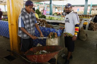 Au marché de Suva (Vita Levu)