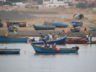 Bateaux entre Sal et Rabat sur l'oued Bou Regreg