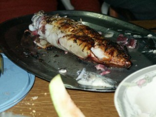 Calamar grill - Se marie bien avec la tsikoudia