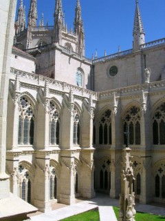 Photo de Burgos - Le clotre de la Cathdrale...
