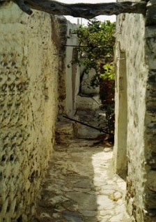 Courette d'une maison rurale