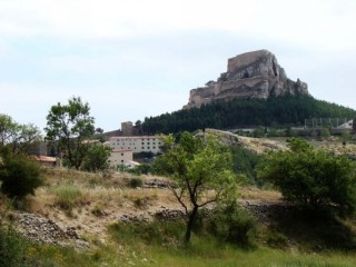 Photo de la ville et du chteau de Morella...