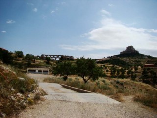 Photo de la ville et du chteau de Morella...